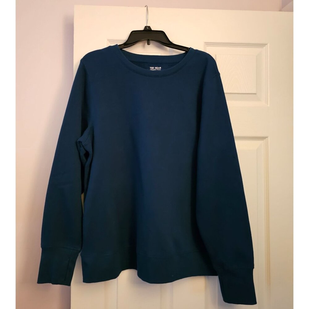 Tek Gear Womens Ultrasoft Fleece Pullover Sweatshirt XXL Relaxed Cozy Comfort